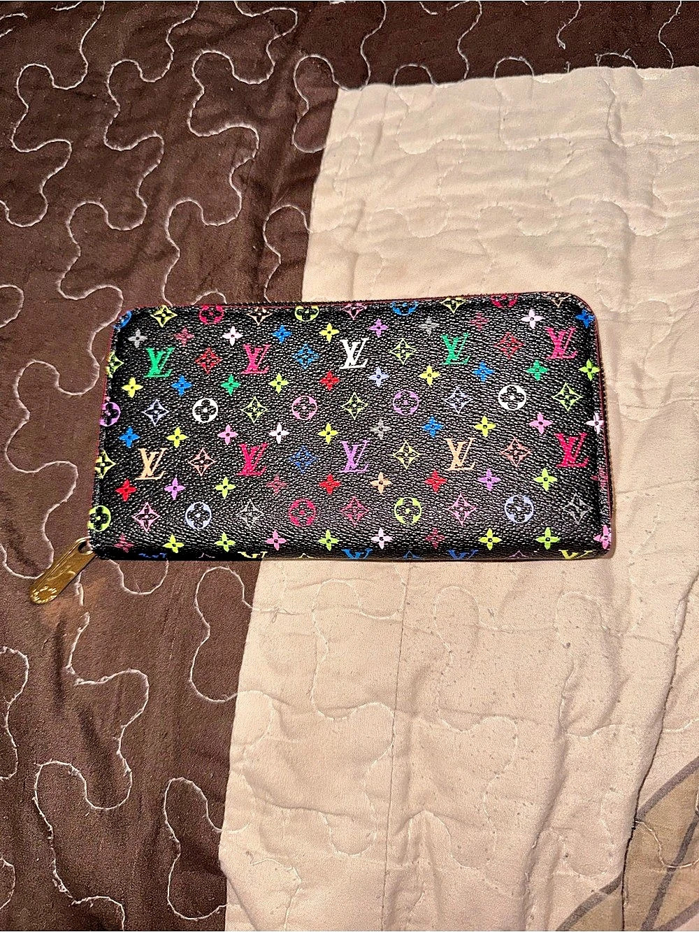 Multicolore Zippy Wallet Black & Pink